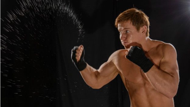 Un boxeador y su sudor