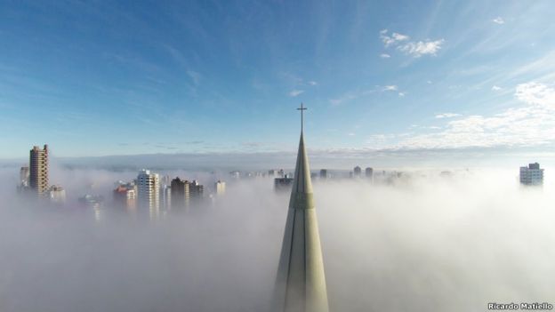 Catedral de Maringa en Brasil