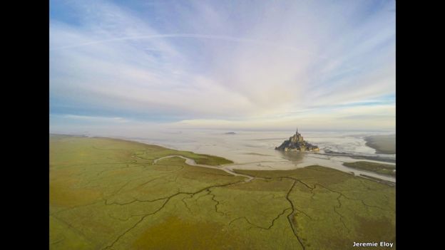 Monte Saint Michel en Normandia, Francia