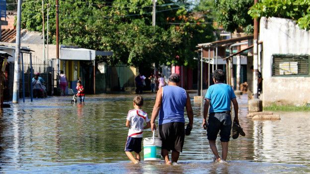 Inundaciones en Paraguay
