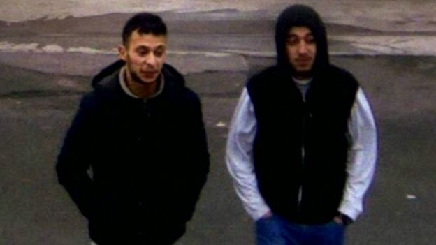 Imágenes de CCTV cámara de Salah Abdeslam