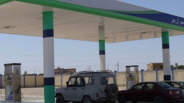 Una esteción de gas