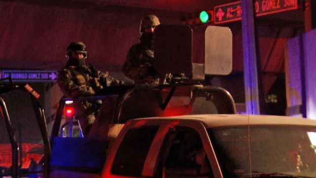 Agentes de la policía mexicana