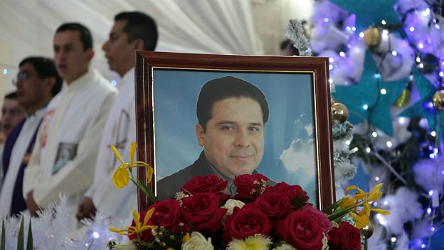 Funeral del sacerdote Gregorio López