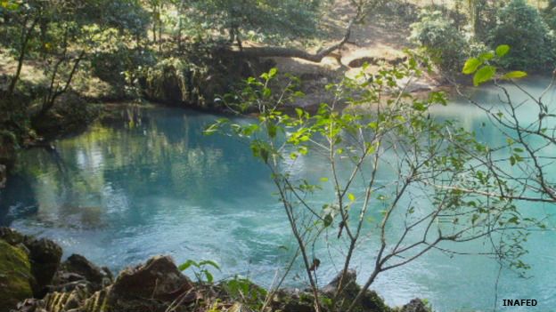 Nacimiento del río Atoyac en Veracruz, México