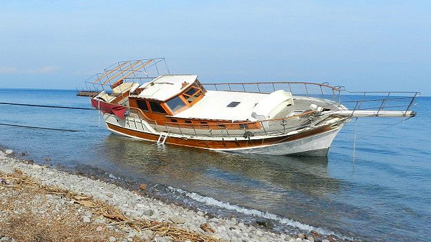 Barco refugiados