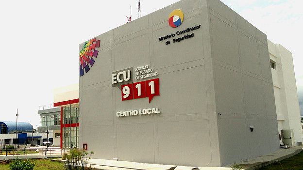 Centro de Seguridad ECU 911 en Ecuador