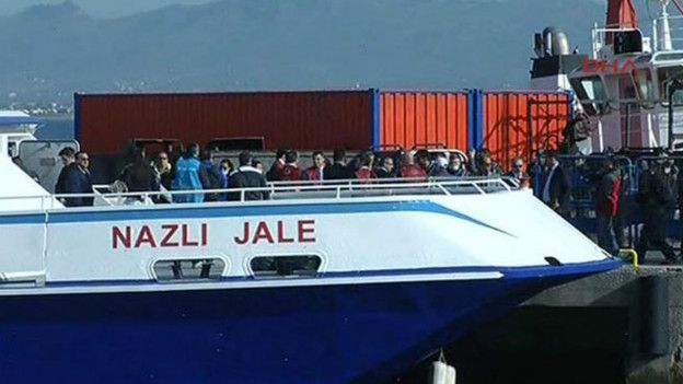 Ve İlk Göçmen Kafilesi Dikilide Ve İlk Göçmen Kafilesi Dikilide