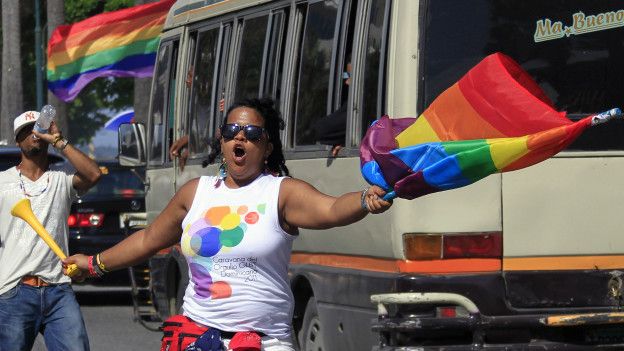 Manifestación del orgullo gay en Santo Domingo