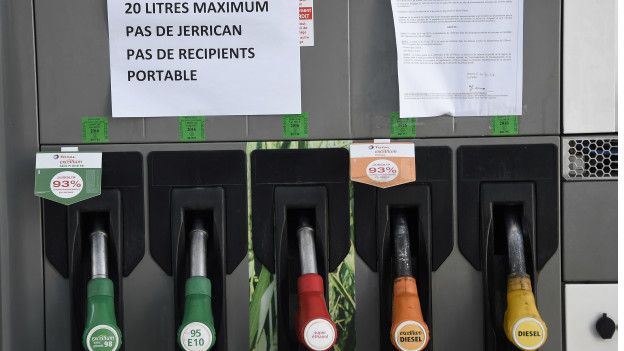 Escasez de gasolina en Francia