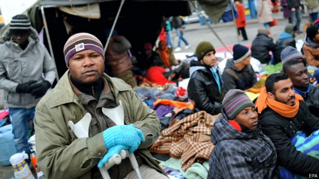 Беженцы в Мюнхене