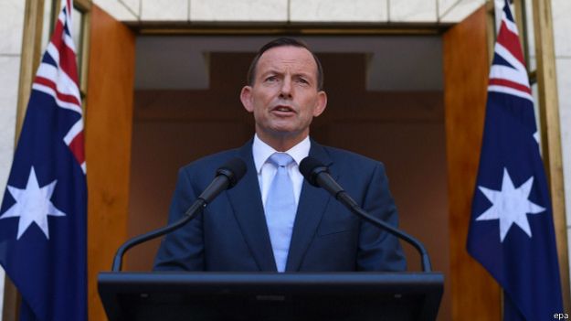 Tony Abbott, primer ministro de Australia