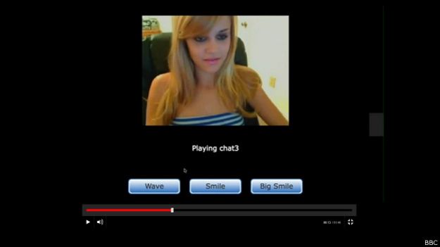 Imagen de mujer utilizada como cebo para sextorsión