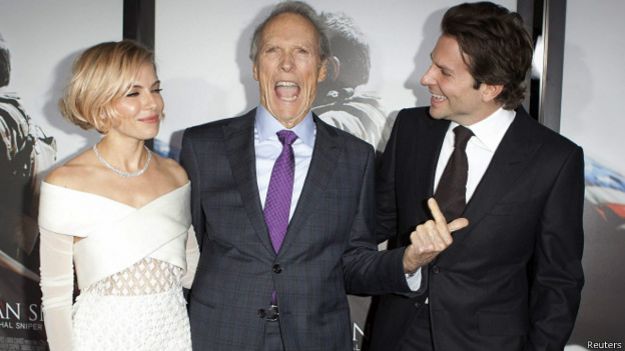 El director y los protagonistas de "El Francotirador"