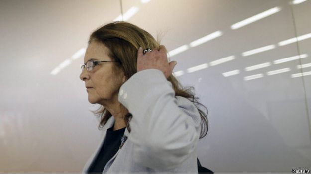 Expresidenta de Petrobras, Graça Foster.