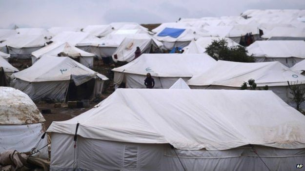 Campo de refugiados de Atmeh (Foto: AP)