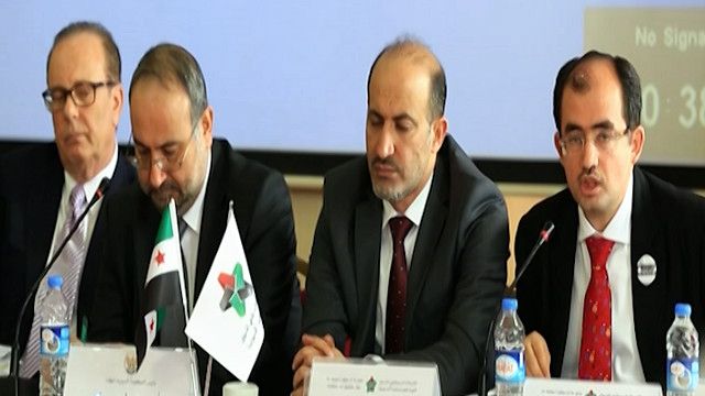 اعضاء في الائتلاف الوطني السوري المعارض
