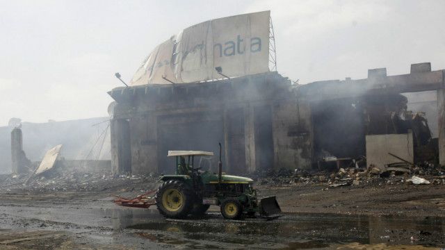 کراچی ائرپورٹ پر ددہشت گرد حملے کے بعد کا ایک منظر