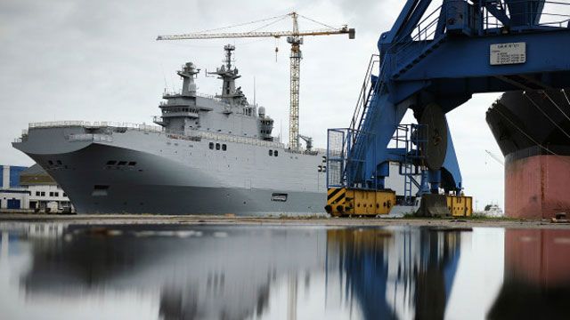 Военный корабль класса "Мистраль"