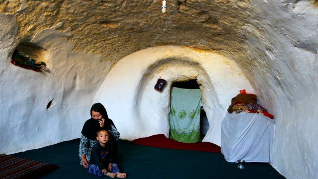 مغاره نشین بامیانی