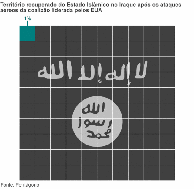 Seis gráficos explicam guerra contra 'Estado Islâmico'