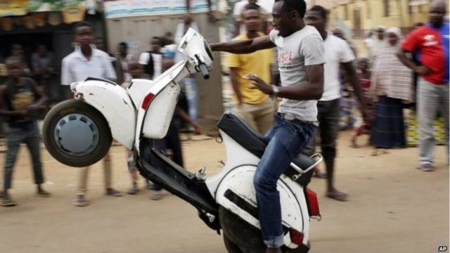 'Yan Najeriya na yin bukukuwan cin zaben Buhari