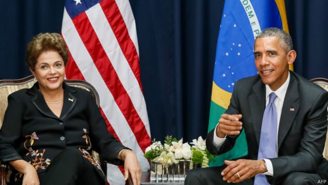 Dilma marca visita a EUA e afasta crise na relação bilateral