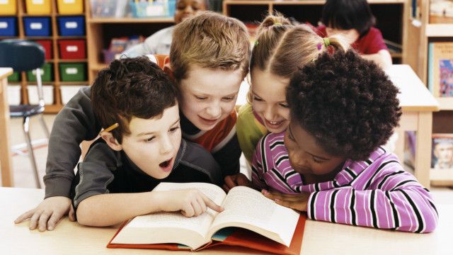 Children reading