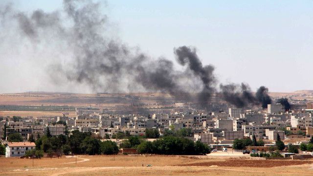 kobane smoke