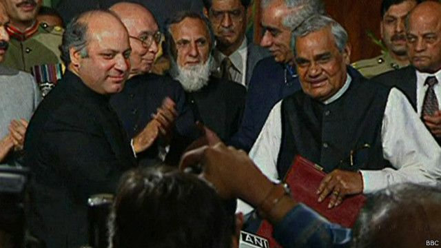 نواز شریف اور اٹل بہاری واجپئی