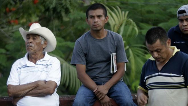 Familiares de estudiantes desaparecidos en Iguala, Guerrero. Foto: AFP/Getty