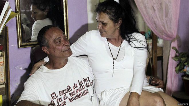 Haydée Gallardo y su esposo Angel Figueredo