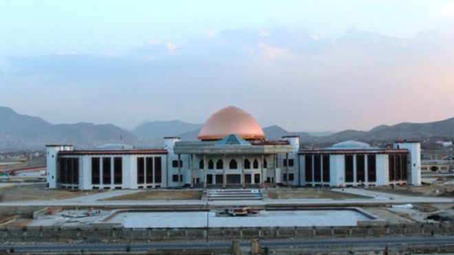 نتیجه تصویری برای افتتاح تعمیر جدید پارلمان افغانستان