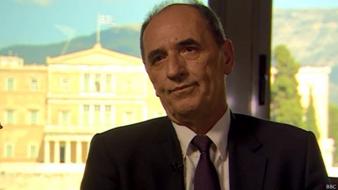 Giorgos Stathakis, miinistro de economía de Grecia