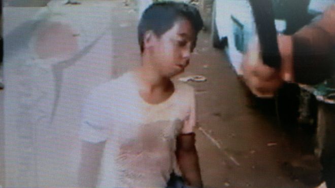 ভিডিওর স্থির চিত্রে অমর কিশোর রাজন।