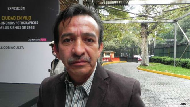 Javier Del Razo, exrescatista del grupo Topos. Foto: BBC