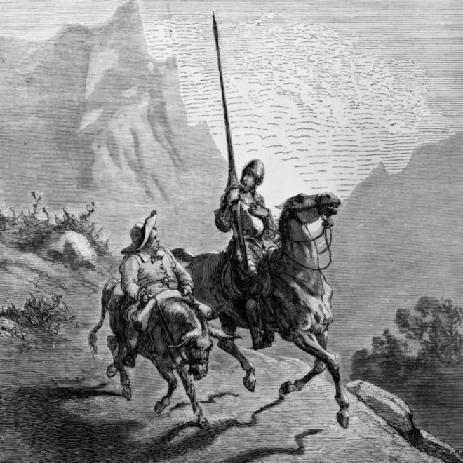 Don Quijote y Sancho Panza