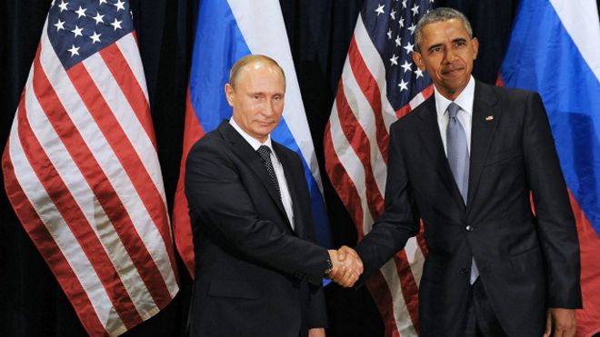 Vladimir Putin y Barack Obama