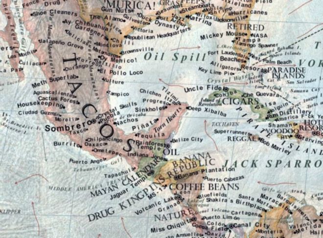 Mapa estereotipos, Jay Simons