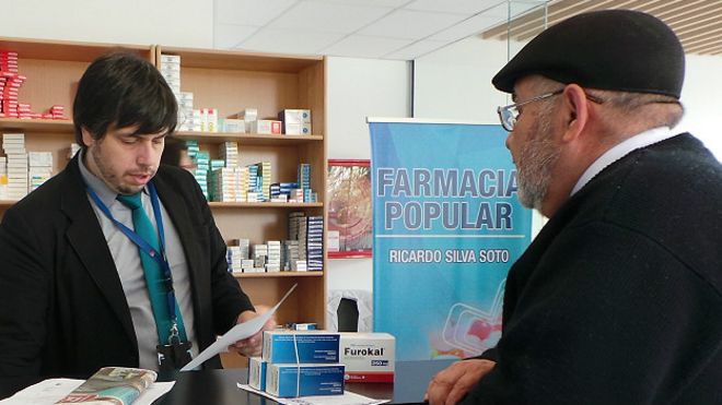 Las medicinas en una "farmacia popular