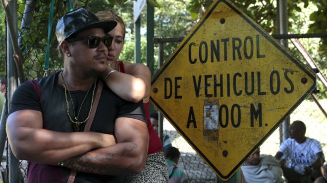 Cubanos varados 