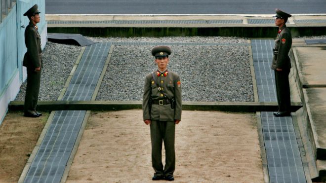 Frontera entre Corea del Norte y Corea del Sur