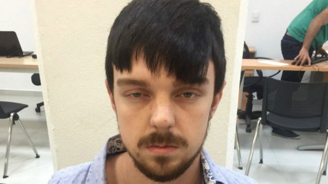 Ethan Couch después de ser detenido en México