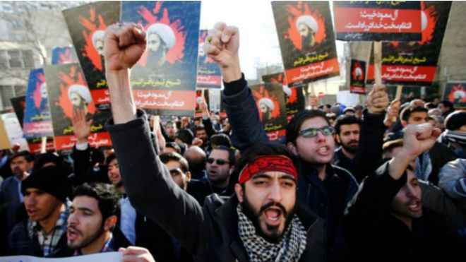 Manifestantes iraníes