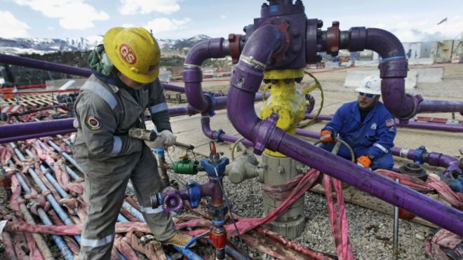 Trabajadores petroleros