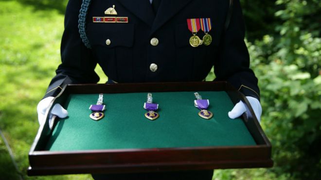 Medallas  de Corazón Púrpura