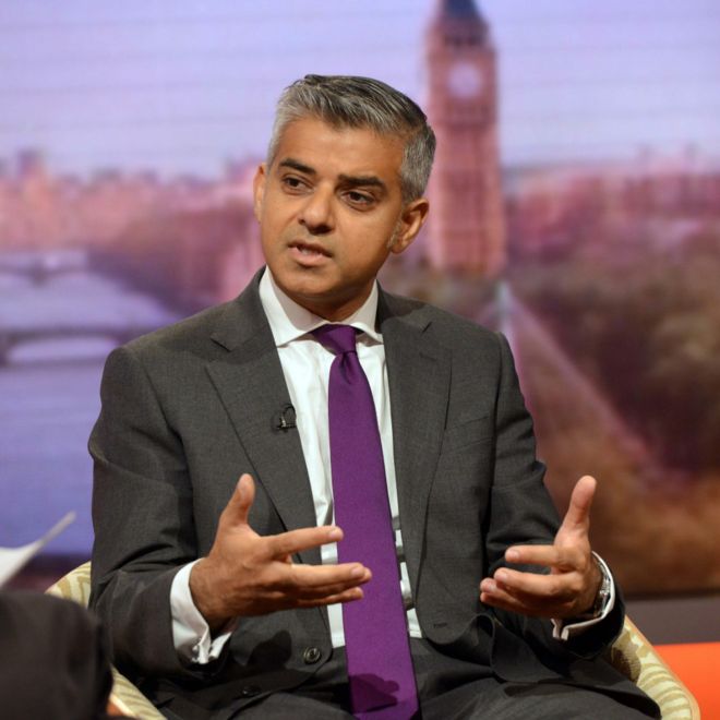 英国工党候选人萨迪克·汗(sadiq khan)当选伦敦新市长