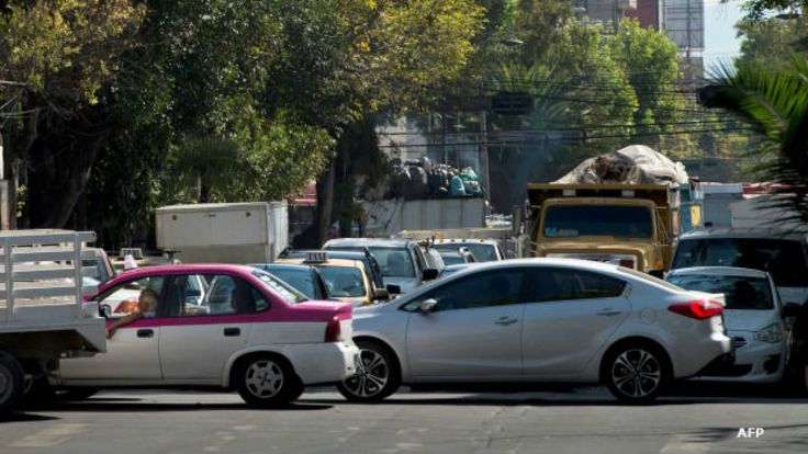 Congestionamiento vehicular en Ciudad de México
