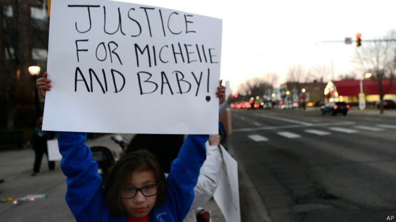 Michelle Wilkins embarazada bebé justicia