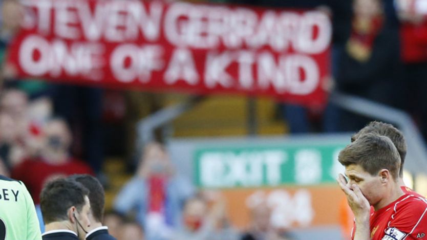 Steven Gerrard se despide de Anfield